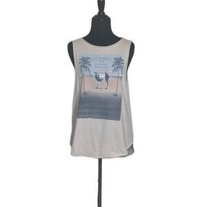 fab'rik sleeveless back detail tank top size Small
